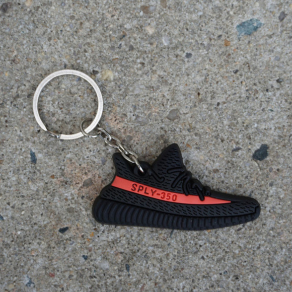 YZY 350 Boost V2 Red Stripe Shoe Keychain - Picture 1 of 1